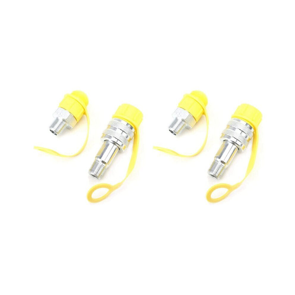 2 Set Of Hydraulic Fittings Quick Connector Zg3/8 High Pressure Tubing Male Connector Female Connector 6031873606970