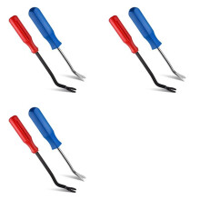 Upholstery Staple Nail Remover Tool, 6 Pcs Steel Nail Puller Remover Tool for Remove Staple in Furniture Wooden Case