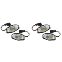 2 Paar Auto Led Kentekenverlichting Kentekenverlichting Lamp voor Accord
