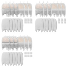 18X Pet Water Fountain Filter Replacement Set Replacement Filter and Sponge for 4L Cat Drinker Pet Drinker Accessories