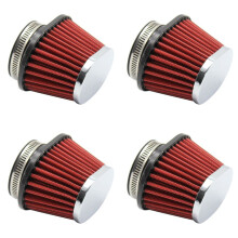 4X Filtro de Ar de Motocicleta 55mm para Acessórios Universais de Filtro de Entrada de Ar de Motocicleta