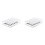 2X Acrylic CD/DVD Storage Rack Transparent Organizer Stand Display Holder for CD/DVD, Holds Multiple Discs 2