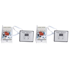 2X Dimmer , 10000W SCR Regolatore di Tensione Digitale Controllo Velocità Dimmer Termostato AC 220V 80A