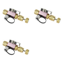 3X Vacuum-Rated Valve Core Removal Tool, 5/16inch Female Flare X 1/4inch Male Flare,Compatible with for R410A