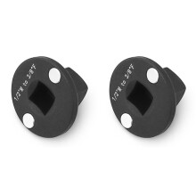 2pcs 1/2inch to 3/8inch Low Profile Impact Socket Adapter Drive Reducing