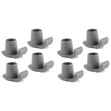 Walker Ski Glides, 8 Pièces Walker Glides Robustes Walker Pieds de Remplacement Walker Glide Skis pour Outil de Tubes de 1 1/8 Pouces