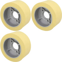 3X Rouleaux de Presse en Caoutchouc pour Fraiseuse à Bois, Roue D'Entraînement Universelle pour Alimentation Électrique, Roue D'Alimentation pour