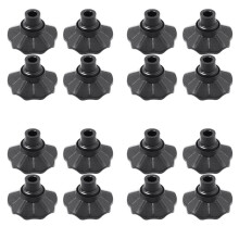 16 Stuks Campingkruk Beendop Antislip Buitenstoel Voetafdekking Verstelbare Visstoel Accessoire 15 mm