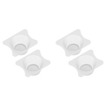 4 Stuks Airbrushfilterbekers van PP, Zeeffilters, Accessoires voor Verf, Airbrushaccessoires, Knutselwerkjes, Formaat 1,30 X 0,98 Inch