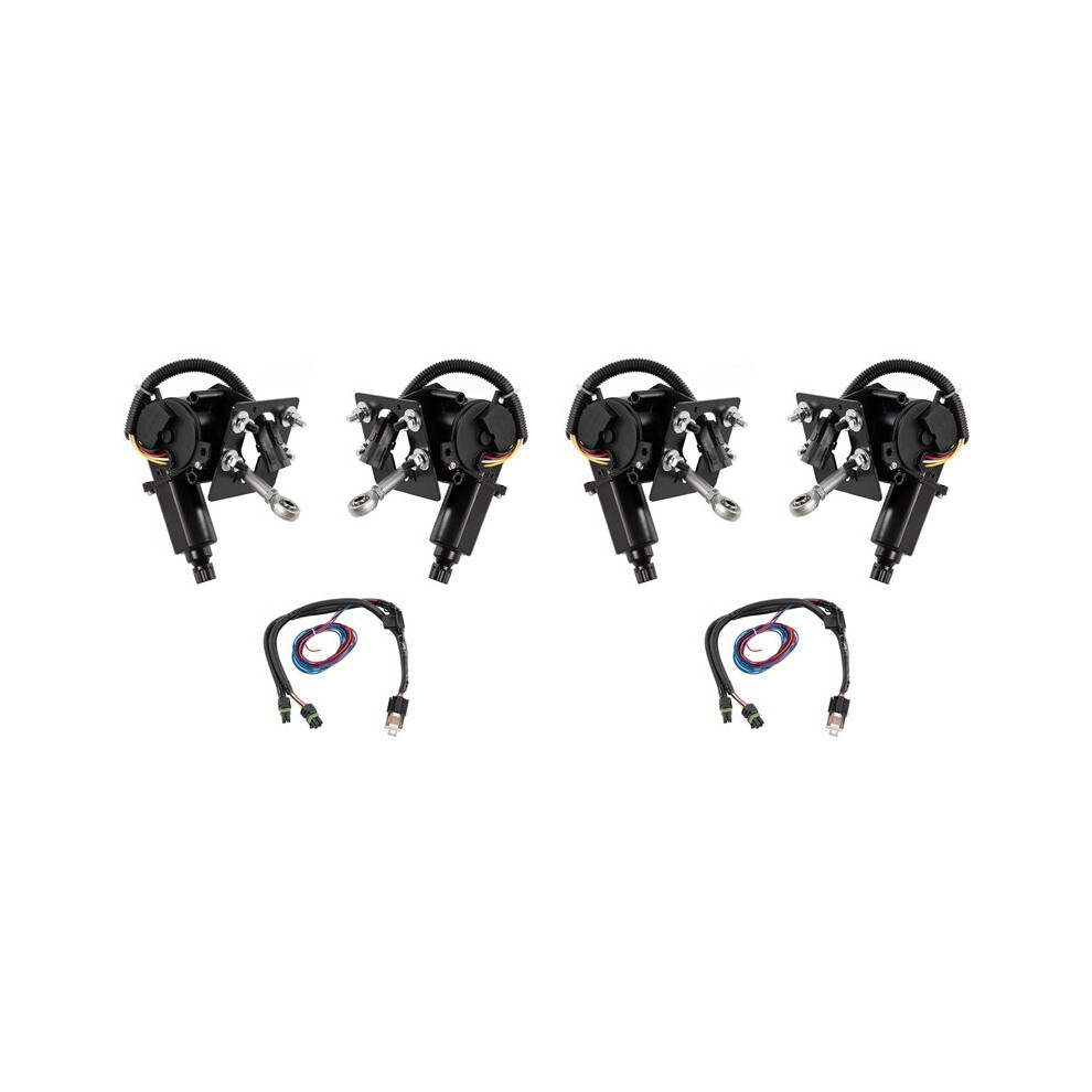 2X For C3 Corvette 1968-982 Electric Headlight Conversion Motor Kits With Wire Harness 82-9129H 82-9130H 4711420211551