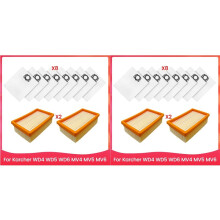 20 Stück Filter und Staubbeutel für WD4 WD5 WD6 MV4 MV5 MV6 Staubsaugerzubehör Ersatzteil