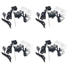 4X Wasserrohr-Lecksucher-Sensor, Rohrleckage-Monitor, Tester-Kit mit Doppelsonden, Kopfhörer, Rohrleitungssucher, Zubehör, USA