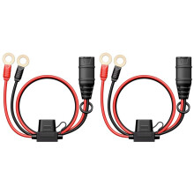 2X Cavo di Cablaggio da 53 cm 16 AWG con Terminali Ad Occhiello X-Connect M10 per Cavi di Supporto Batteria Battery Tender M10