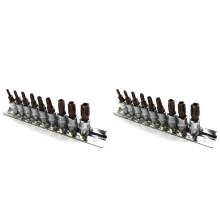 18pcs 5 Point Star Torx Screwdriver Bit 1/4 Inch Drive Socket TS10-TS50 Hand Tools Parts Accessories