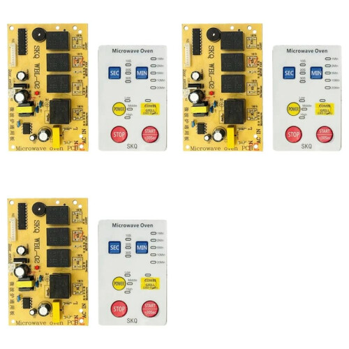 3X Universal Microwave Power Supply Control Board Repair Computer Microwave Oven Computer Board Membrane Keypad