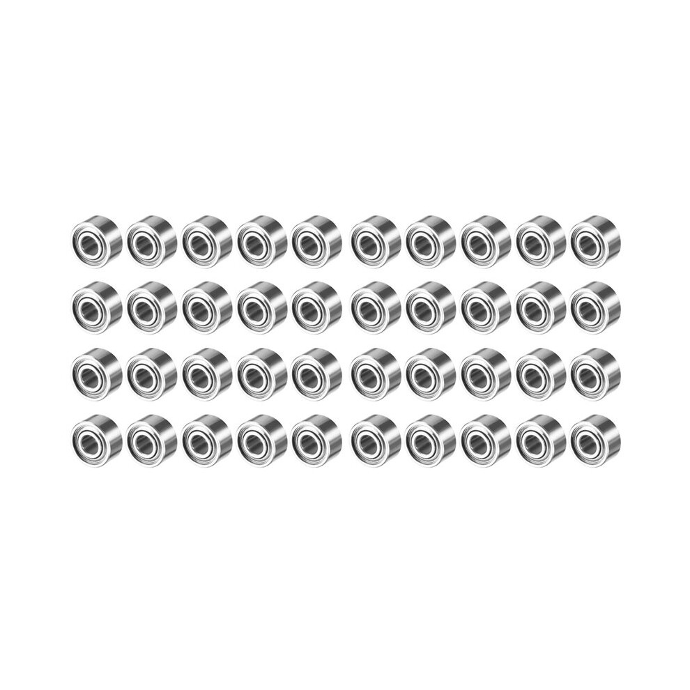 Miniature Sealed Metal Shielded Metric Radial Bearing Model: Mr52-Zz 2X5x2.5mm 40Pcs 6033189754925
