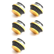 5pcs 42MM Air Filter for 47Cc 49Cc Super Pocket Bike Upgrade Kit Dirt Bike Atv Quad Aluminium Air Filter Gold