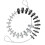 2X Portable Thread Tester Bolt Nut Screw Bolt Nut Screw Checking Checker 26 Male/Female Size Gauge Measuring Tool Kit 3