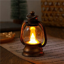 48 Stks Gouden Elektronische Kaars Lantaarn Licht Vlamloze Led Olielamp Kaarslicht Hangende Lantaarn Kerst Home Deco