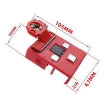2X 32V 400A Quick Release Fused Battery Distribution Terminal Clamp Connectors for RV Car Caravans Yacht