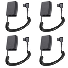 4X NP FZ100 Dummy-Akku auf D-Tap für V-Mount BP-Akku für A7r3/A7M3/A7S3/Fx3 A9