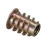 80 Pieces M6x 15mm Hexagon Socket Screw Thread Insert Nut for Wood 6