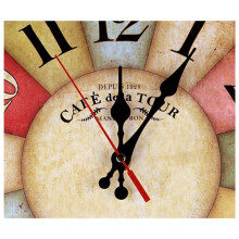 2X Orologio da Parete In Legno Retrò 12 Pollici Decorazioni Orologi Parete Silenziosi Senza Ticchettio Decorativo - Analogico Atomico In Legno