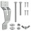 2X Support Mural de Support de Pneu de Secours pour Remorque, Support de Support de Pneu de Secours pour Accessoires de Remorque, Support de Pneu de 4