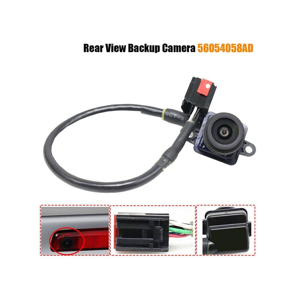 3X Car Rear View Camera Backup Assist Camera 56054058Ah 56054058Af For 300 Charge 2011-2014 56054158Ad 4713474215950