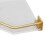 Acrylic Corner Floating Shelf Gold, Wall-Mounted 14