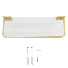 Gold Acrylic Wall Shelf 40x10cm