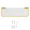 Gold Acrylic Wall Shelf 40x10cm 1