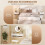 Homcom Mesitas de Noche Blanco 40 x 30 x 25 cm 5