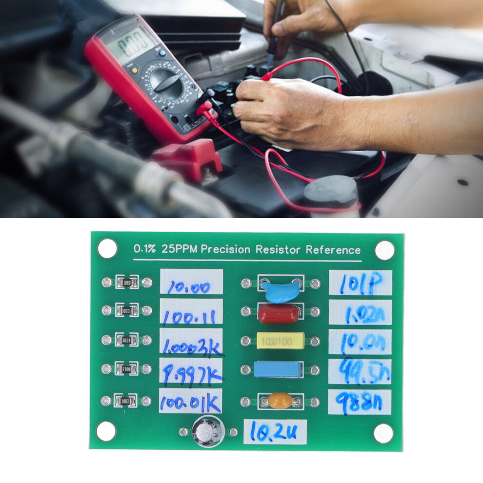 Resistance Reference Plate 0.1% 25Ppm Calibrating Board 50X35mm 8791386508342
