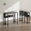 Homcom Escritorio Plegable Negro 80 x 50 x 75 cm 5