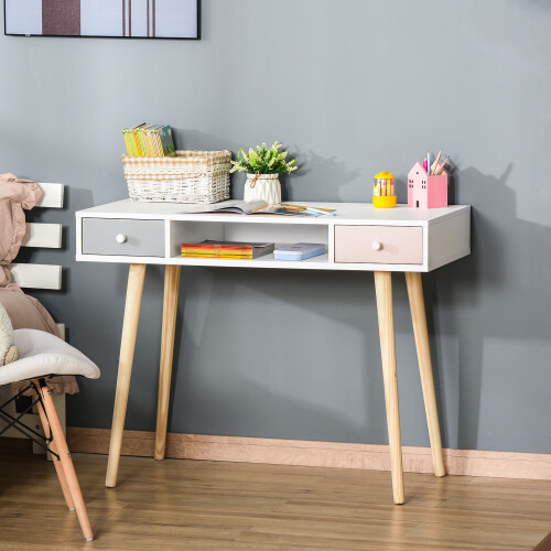Homcom Escritorio Infantil Multicolor 100 x 48 x 76.5 cm 1