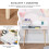 Homcom Escritorio Infantil Multicolor 100 x 48 x 76.5 cm 6