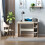Homcom Mesa de Escritorio Bicolor 100 x 55 x 74 cm 4