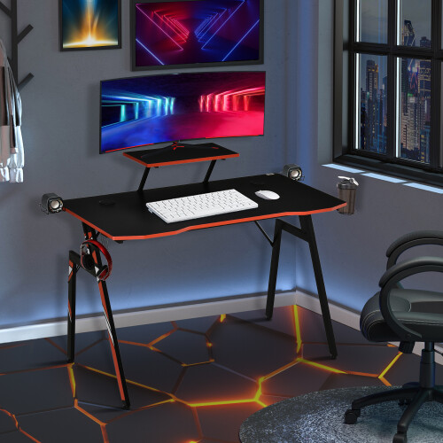 Homcom Mesa Gaming Negro 120 x 60 x 94.5 cm 1