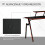 Homcom Mesa Gaming Negro 120 x 60 x 94.5 cm 4