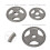 Homcom Set 6 Discos Pesa Gris 31 x 31 x 3 cm 3