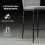 Homcom Taburetes de Bar Gris 41 x 52 x 97 cm 6