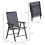 Outsunny Sillas Plegable Gris 58 x 64 x 94 cm 3