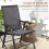Outsunny Sillas Plegable Gris 58 x 64 x 94 cm 4