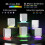 Homcom Mesita de Noche Blanco 40 x 35 x 60 cm 4