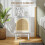 Homcom Mesita de Noche Blanco 40 x 35 x 58 cm 5