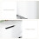 Homcom Mesilla de Noche Blanco 45 x 35 x 73 cm 8