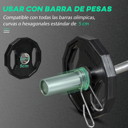 Discos de Pesa Negro 24 x 24 x 3.5 cm 2