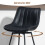 Homcom Taburetes de Bar Negro 47 x 54.5 x 97.5 cm 5