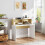 Homcom Escritorio Marrón 110 x 50 x 102.6 cm 6